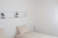 La chambre avec 2 lits simples au rdc