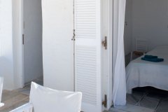 La chambre double depuis la terrasse