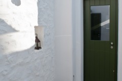 Autre vue du patio avec la douche