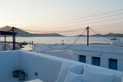 La terrasse au coucher