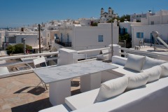 The view of the village from the terrace