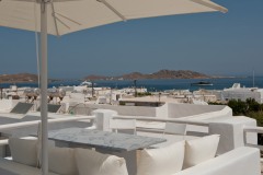 Another view of the sea from the terrace