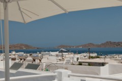 The view of the sea from the terrace