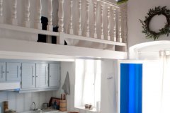 The mezzanine and the kitchen